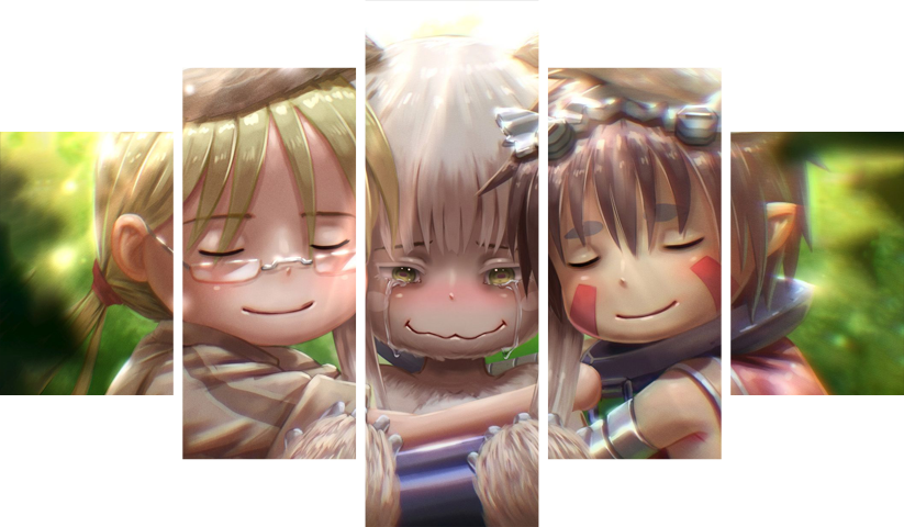 Made in Abyss – 5 Panneaux – Plusieurs Tailles | Décoration Maison