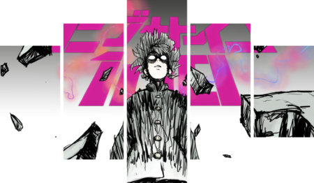 Mob Psycho 100 – 5 Panels – Multiple Sizes | Home Decor