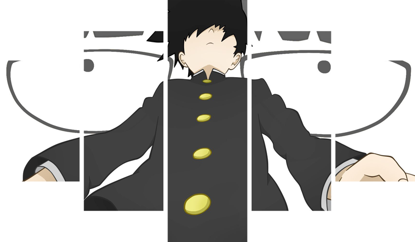 Mob Psycho 100 – 5 Panels – Multiple Sizes | Home Decor