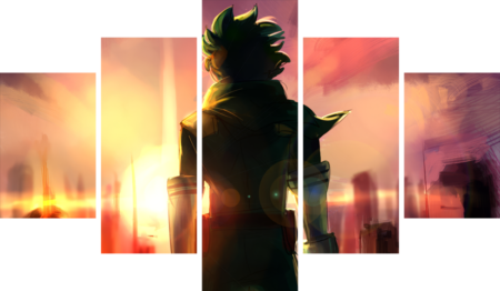 My Hero Academia – 5 Panneaux – Plusieurs Tailles | Décoration Maison