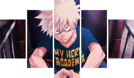 My Hero Academia – 5 Panneaux – Plusieurs Tailles | Décoration Maison
