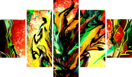 My Hero Academia – 5 Panneaux – Plusieurs Tailles | Décoration Maison