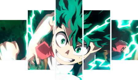 My Hero Academia – 5 Panneaux – Plusieurs Tailles | Décoration Maison