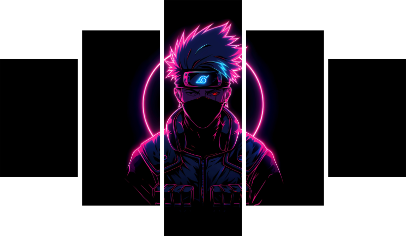 Naruto – 5 Panels – Multiple Sizes | Home Decor