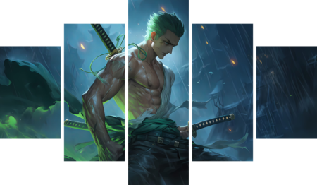 One Piece – 5 Panels – Multiple Sizes | Home Decor