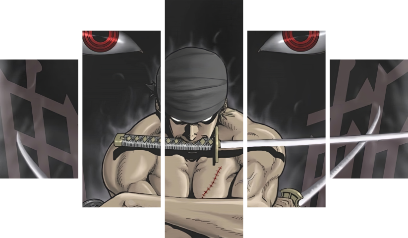 One Piece – 5 Panneaux – Plusieurs Tailles | Décoration Maison