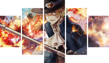 One Piece – 5 Panels – Multiple Sizes | Home Decor