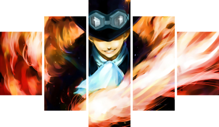 One Piece – 5 Panels – Multiple Sizes | Home Decor