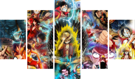 One Piece – 5 Panels – Multiple Sizes | Home Decor