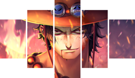 One Piece – 5 Panneaux – Plusieurs Tailles | Décoration Maison