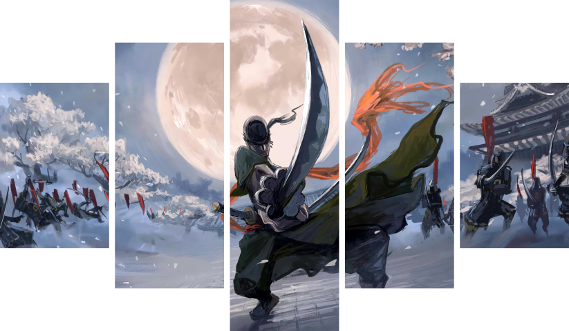 One Piece – 5 Panneaux – Plusieurs Tailles | Décoration Maison