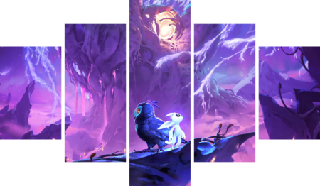 Ori and the Will of the Wisps – 5 Panels – Multiple Sizes | Home Decor