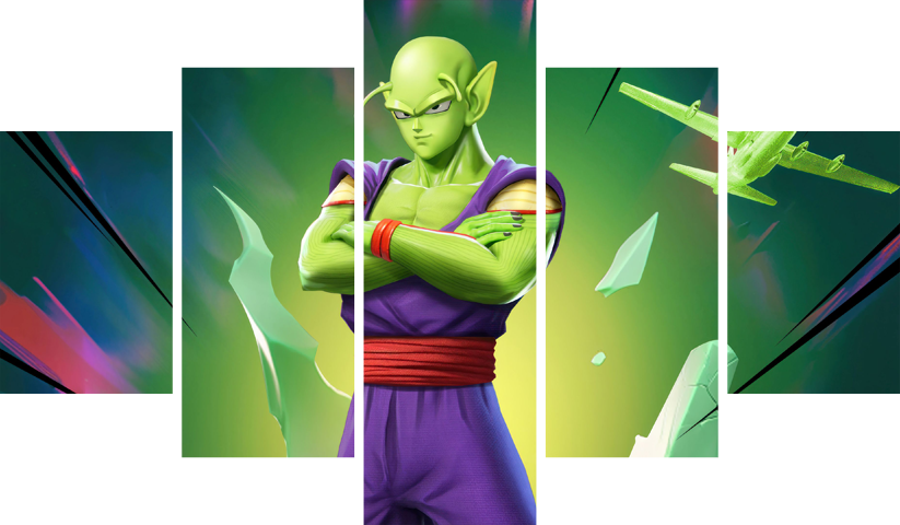 PUBG – 5 Panels – Multiple Sizes | Home Decor