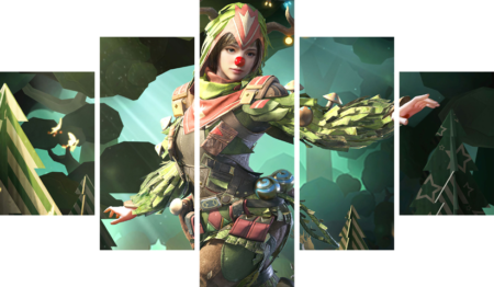 PUBG – 5 Panels – Multiple Sizes | Home Decor