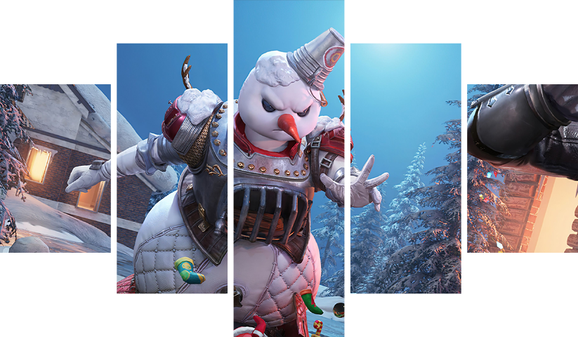 PUBG – 5 Panels – Multiple Sizes | Home Decor