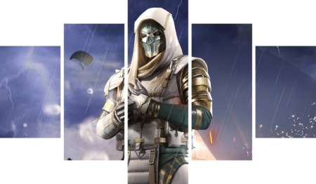 لوحة PUBG – خمسة قطع – برشة أحجام | ديكور دارك