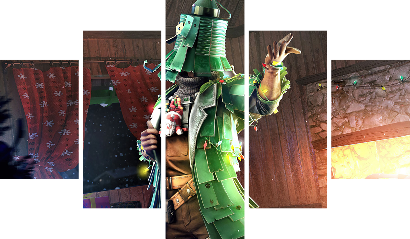 PUBG – 5 Panels – Multiple Sizes | Home Decor