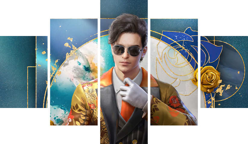 PUBG – 5 Panels – Multiple Sizes | Home Decor