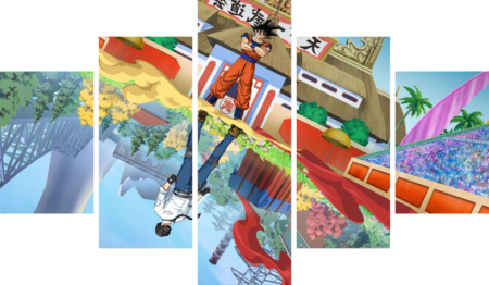 PUBG – 5 Panels – Multiple Sizes | Home Decor