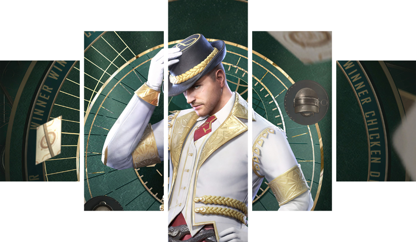 PUBG – 5 Panels – Multiple Sizes | Home Decor