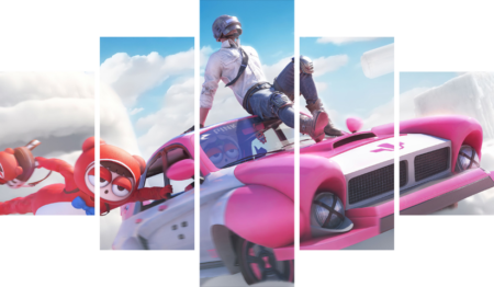 لوحة PUBG – خمسة قطع – برشة أحجام | ديكور دارك