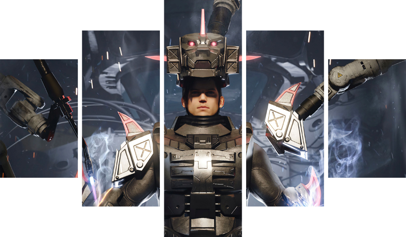 PUBG – 5 Panels – Multiple Sizes | Home Decor