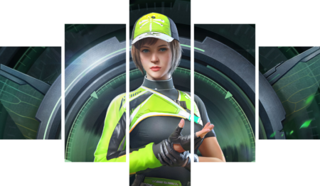 لوحة PUBG – خمسة قطع – برشة أحجام | ديكور دارك