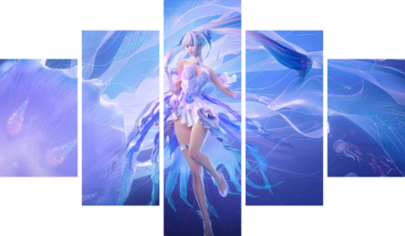 لوحة PUBG – خمسة قطع – برشة أحجام | ديكور دارك