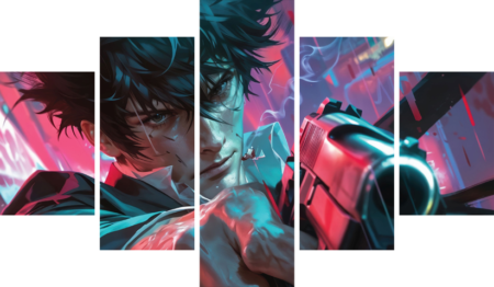 Psycho Pass – 5 Panels – Multiple Sizes | Home Decor