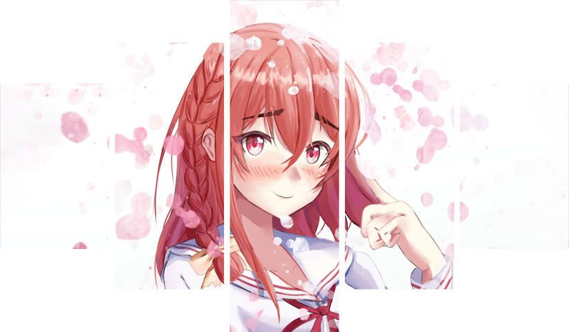 Rent a Girlfriend – 5 Panneaux – Plusieurs Tailles | Décoration Maison