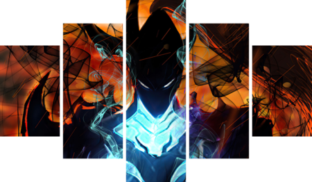 Solo Leveling – 5 Panneaux – Plusieurs Tailles | Décoration Maison