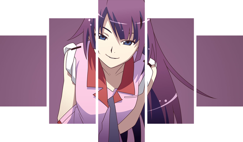 لوحة The Monogatari Series – خمسة قطع – برشة أحجام | ديكور دارك