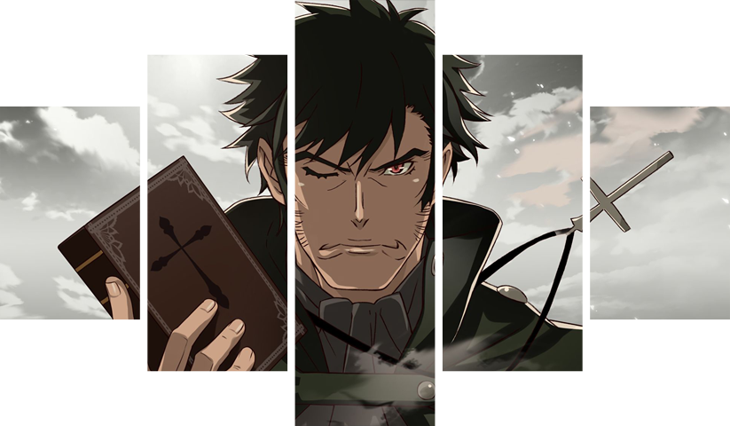 The Monogatari Series – 5 Panels – Multiple Sizes | Home Decor