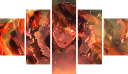 The Rising of the Shield Hero – 5 Panels – Multiple Sizes | Home Decor