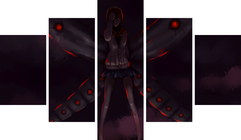 Tokyo Ghoul – 5 Panels – Multiple Sizes | Home Decor