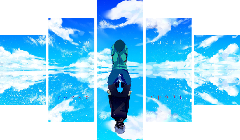 Tokyo Ghoul – 5 Panels – Multiple Sizes | Home Decor