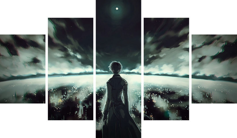 Tokyo Ghoul – 5 Panels – Multiple Sizes | Home Decor