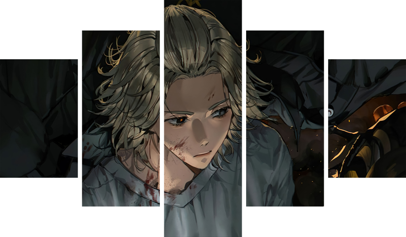 Tokyo Revengers – 5 Panels – Multiple Sizes | Home Decor