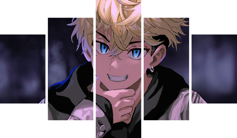 Tokyo Revengers – 5 Panels – Multiple Sizes | Home Decor