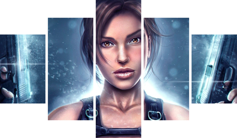 Tomb Raider – 5 Panels – Multiple Sizes | Home Decor