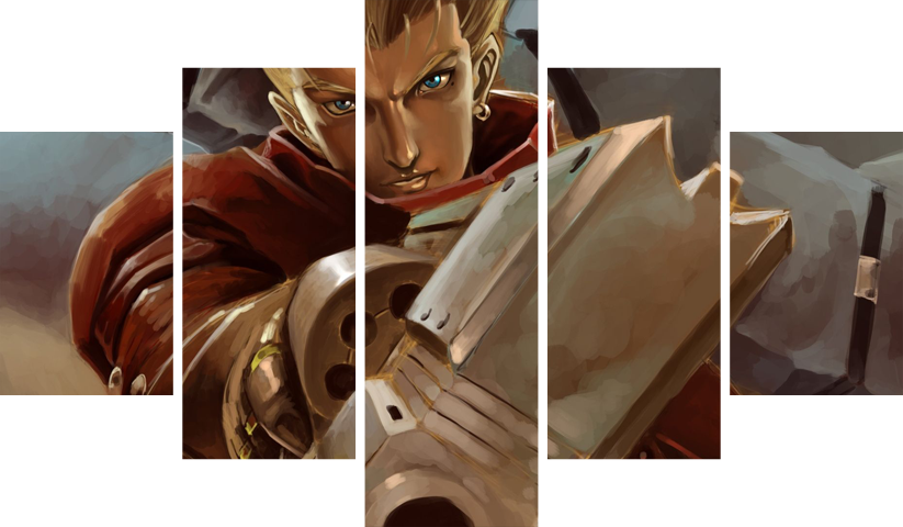 Trigun – 5 Panels – Multiple Sizes | Home Decor