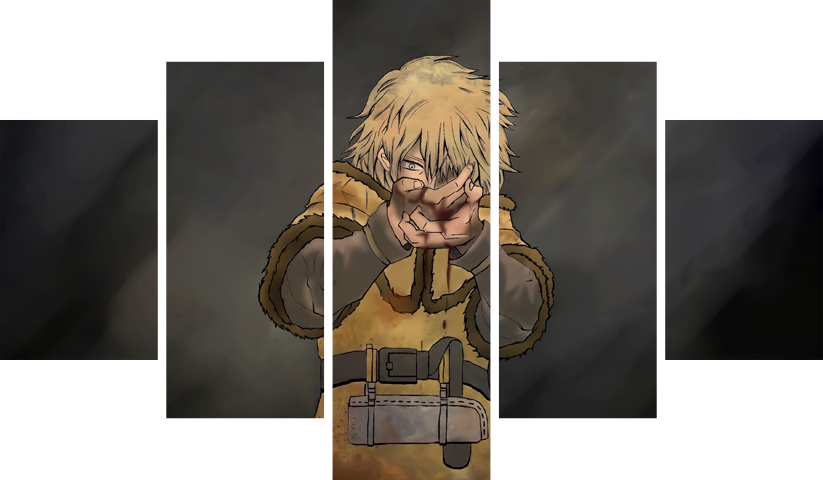 Vinland Saga – 5 Panneaux – Plusieurs Tailles | Décoration Maison