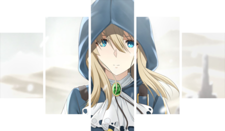 لوحة Violet Evergarden – خمسة قطع – برشة أحجام | ديكور دارك