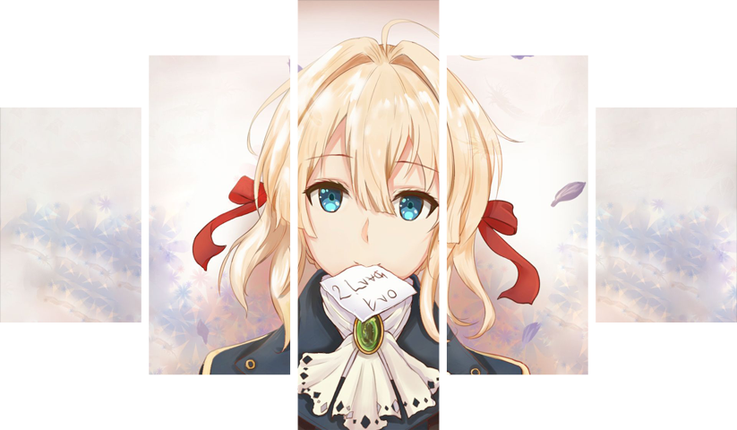 Violet Evergarden – 5 Panels – Multiple Sizes | Home Decor