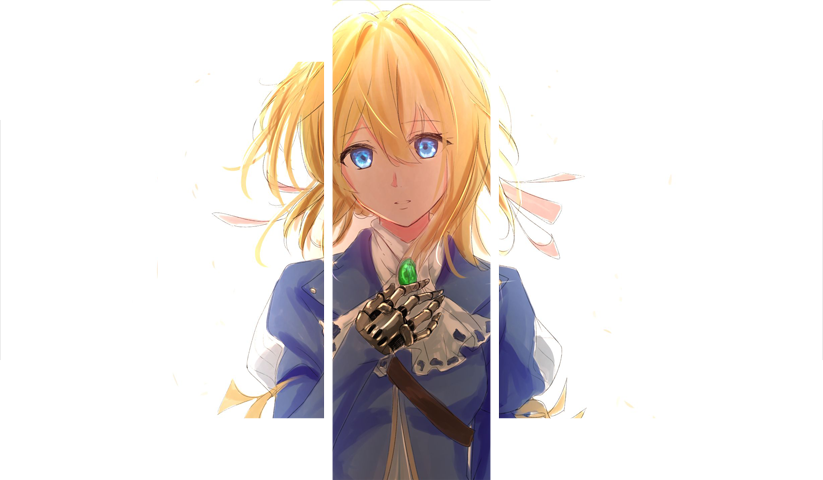 Violet Evergarden – 5 Panels – Multiple Sizes | Home Decor