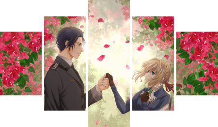 Violet Evergarden – 5 Panels – Multiple Sizes | Home Decor