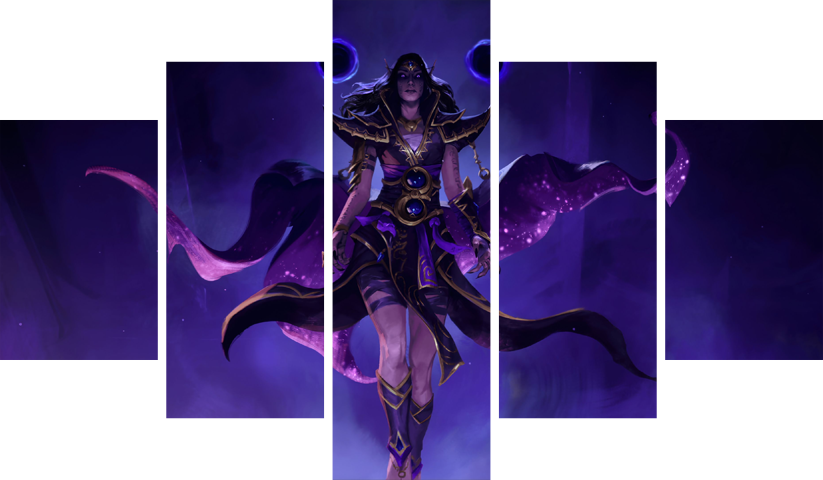 World of Warcraft – 5 Panneaux – Plusieurs Tailles | Décoration Maison