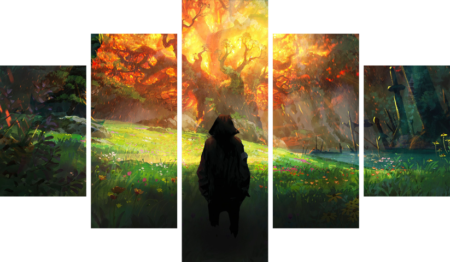 World of Warcraft – 5 Panels – Multiple Sizes | Home Decor