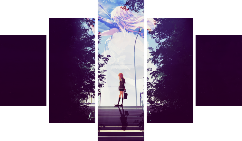 لوحة Your Lie in April – خمسة قطع – برشة أحجام | ديكور دارك