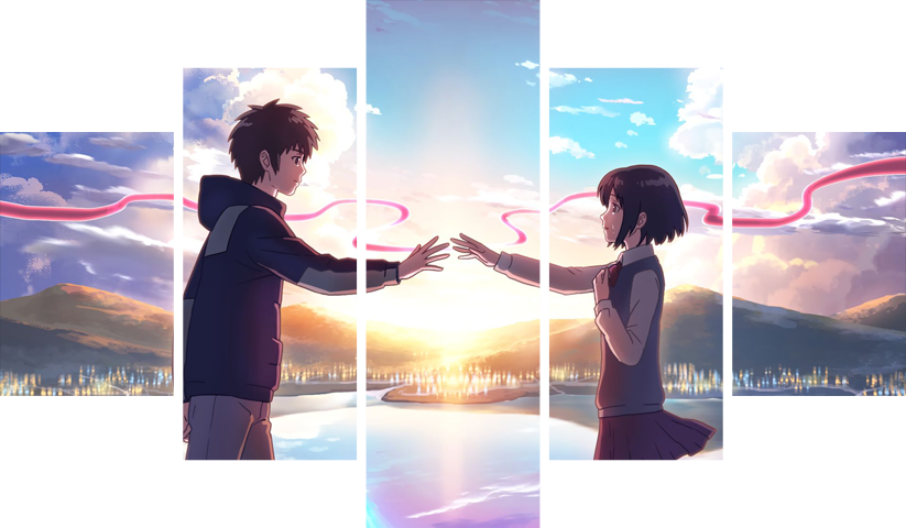 Your Name – 5 Panneaux – Plusieurs Tailles | Décoration Maison